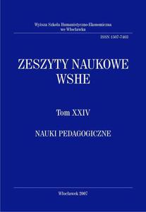 Zeszyty Naukowe WSHE, t. XXIV, Nauki Pedagogiczne - 2860816130