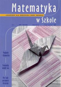 Matematyka w Szkole. Czasopismo dla nauczycieli szk rednich. Nr 2 - 2860816318