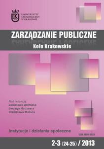 Zarzdzanie Publiczne nr 2-3(24-25)/2013 - 2860817577