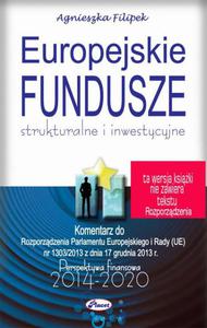 Europejskie fundusze 2014-2020 strukturalne i inwestycyjne - 2860817838