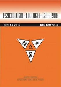 Psychologia-Etologia-Genetyka nr 33/2016 - 2860823712