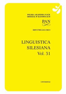 Linguistica Silesiana, vol. 31 - 2860830459