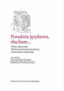 Poradnia jzykowa, sucham... Wybr odpowiedzi Telefonicznej Poradni Jzykowej Uniwersytetu Gdaskiego - 2860830937