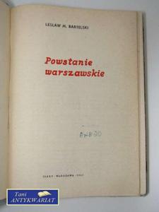 POWSTANIE WARSZAWSKIE - 2822557319