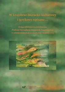 W krajobraz literacko-kulturowy i jzykowy wpisane - 2860835444