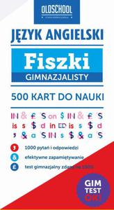 Jzyk angielski. Fiszki gimnazjalisty. 500 kart do nauki - 2860838782