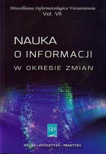 Nauka o informacji w okresie zmian - 2860839062