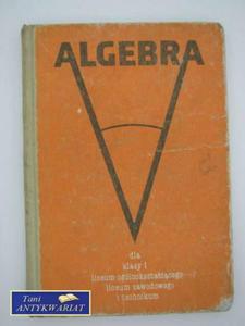 ALGEBRA DLA KLASY 1 LO - 2822557815