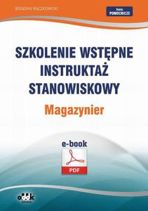 Szkolenie wstpne Instrukta stanowiskowy Magazynier - 2860844705