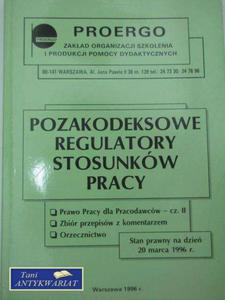 POZAKODEKSOWE REGULATORY STOSUNKW PRACY - 2822558326