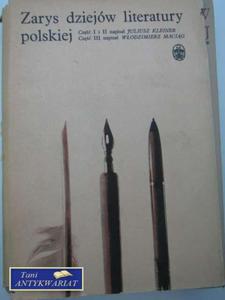 ZARYS DZIEJW LITERATURY POLSKIEJ - 2822558451