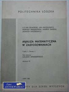 ANALIZA MATEMATYCZNA W ZASTOSOWANIACH - 2822558453