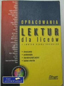 OPRACOWANIA LEKTUR DLA LICEW - 2822558502