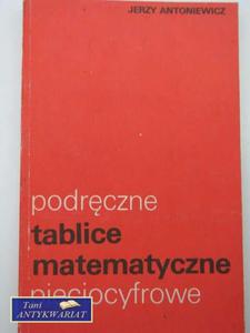 PODRCZNE TABLICE MATEMATYCZNE PICIOCYFROWE - 2822558608