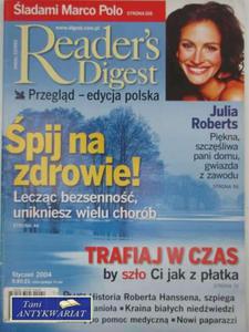 READER'S DIGEST nr 1 stycze 2004 - 2822558688