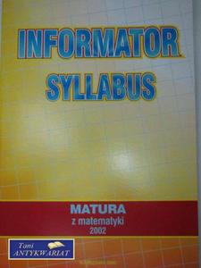 INFORMATOR SYLABUS MATURA Z MATEMATYKI 2002 - 2822558780