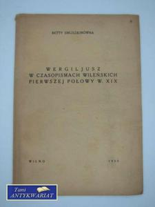 WERGILIUSZ W CZASOPISMACH WILESKICH - 2858294320