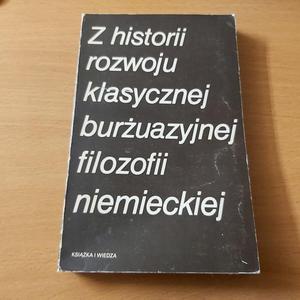 Z historii rozwoju klasycznej buruazyjnej filozofii niemieckiej - 2860850209