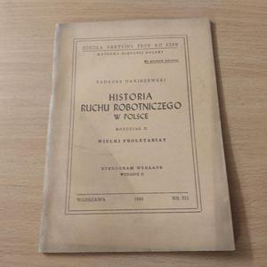 Historia ruchu robotniczego w Polsce wielki proletariat - 2860851792