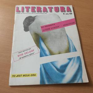 Literatura 6 (69) czerwiec 1988 roku czasopismo literackie - 2860851995