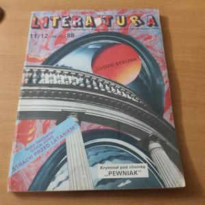 Literatura 11/12 (74-75) listopad grudzie 1988 roku magazyn literacki - 2860851996