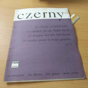 24 etiudy na lew rk Czerny - 2860851999