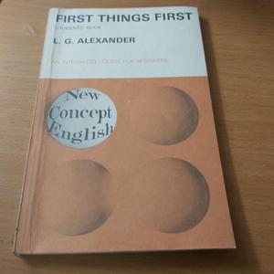 First Things First student book - 2860853743