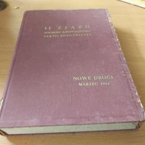 II zjazd Polskiej Zjednoczonej Partii robotniczej Nowe Drogi marzec z 1954 rok. - 2860854378