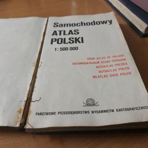 Samochodowy Atlas Polski 1:500 000 wyd. 1984 rok - 2860854557