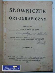 SOWNICZEK ORTOGRAFICZNY - 2822560524