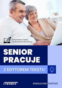 Senior pracuje z edytorem tekstu - 2867444386