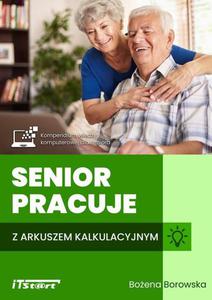 Senior pracuje z arkuszem kalkulacyjnym - 2867444389