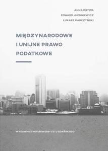 Midzynarodowe i unijne prawo podatkowe - 2869344730