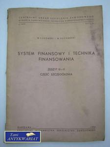SYSTEM FINANSOWY I TECHNIKA FINANSOWA Z.3-4