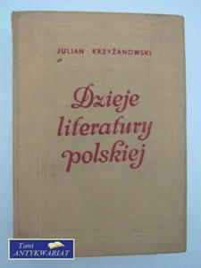 DZIEJE LITERATURY POLSKIEJ - 2822561127