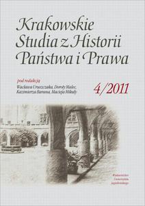 Krakowskie Studia Z Historii Pastwa I Prawa, tom 4 - 2872712067