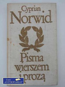 PISMA WIERSZEM I PROZ - 2822562741