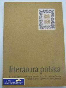LITERATURA POLSKA 1918-1939 - 2858294942