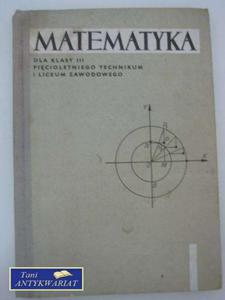 MATEMATYKA DLA KLASY III