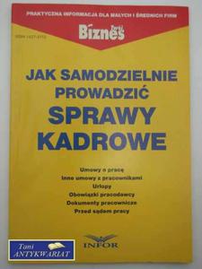 JAK SAMODZIELNIE PROWADZI SPRAWY KADROWE - 2822564566