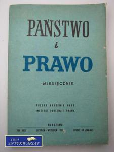 PASTWO I PRAWO ZESZYT 8-9 (366-367) - 2822564650