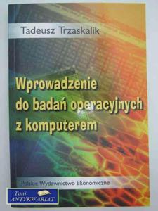 WPROWADZENIE DO BADA OPERACYJNYCH Z KOMPUTEREM