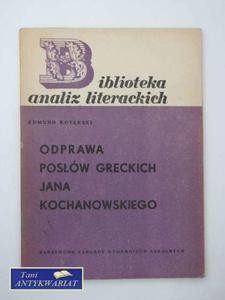 ODPRAWA POSW GRECKICH JANA KOCHANOWSKIEGO - 2822565960