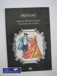 HISTORIA MANON LESCAUT I KAWALERA DES GRIEUX - 2858295466