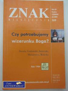 ZNAK:CZY POTRZEBUJEMY WIZERUNKU BOGA? - 2822566804