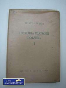 HISTORIA FILOZOFII POLSKIEJ cz. I - 2822566916