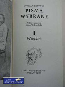 PISMA WYBRANE 1 WIERSZE