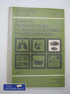 ZARYS PEDAGOGIKI DLA NAUCZYCIELI PRZEDSZKOLI CZ II - 2822567298