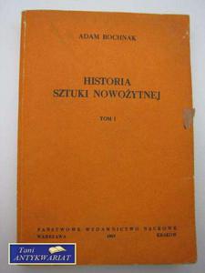 HISTORIA SZTUKI NOWOYTNEJ tom I