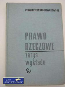 PRAWO RZECZOWE ZARYS WYKADU - 2822568919